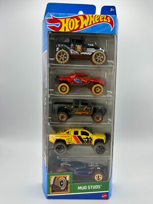 Mattel  | Hot Wheels | Mud Studs 5er Pack  - New