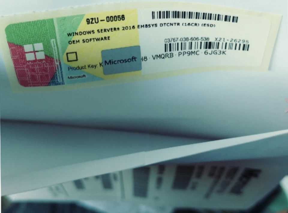 Microsoft Windows Server Datacenter 2016 (16 CORE) NEW SEALED - Image 2 of 3
