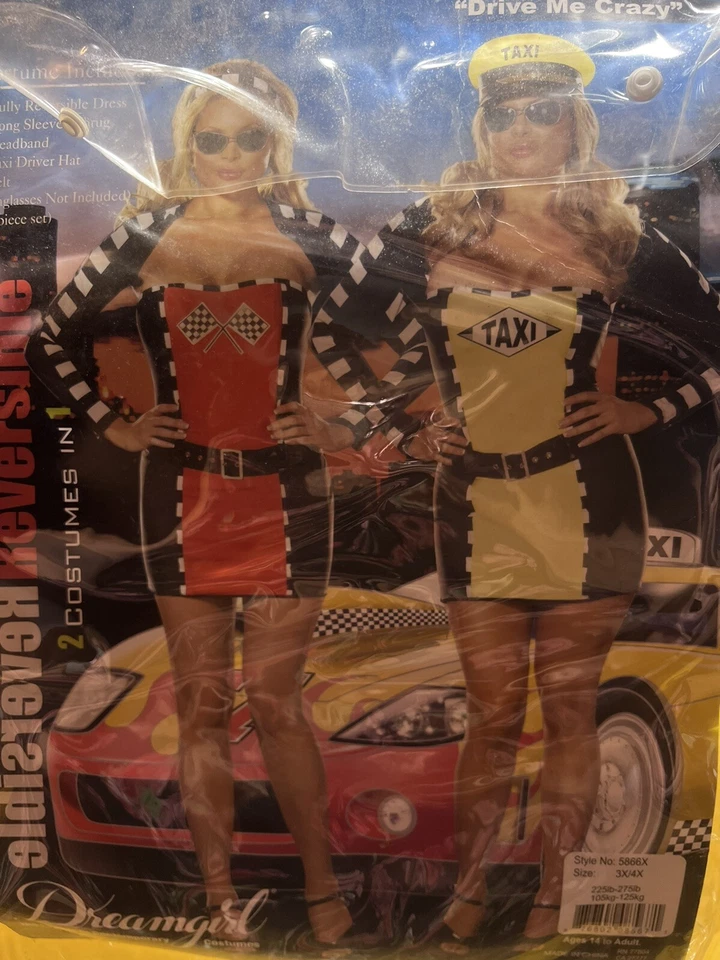 Женский костюм для Хэллоуина 3x/4x Dream girl/Drive Me Crazy Racing - Изображение 2 из 4