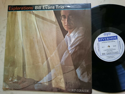 BILL EVANS TRIO Explorations *UK RIVERSIDE WHITE LABEL 1st PRESS