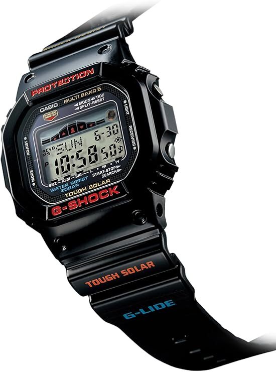NEW) CASIO G-Shock GWX-5600-1JF Black G-Lide Tough Solar Radio