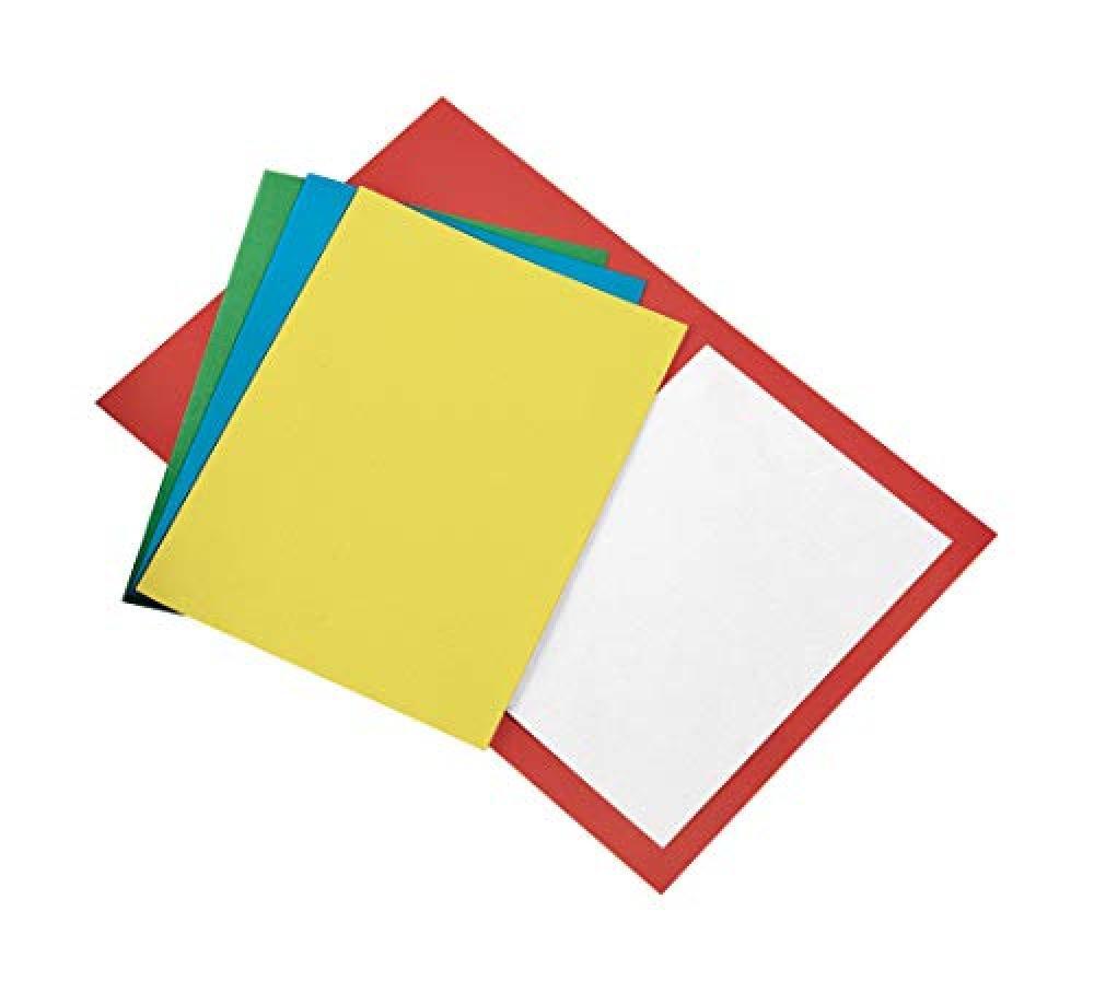 Cartelline Semplici in cartoncino Bristol 270 Gr - 25x34 cm Confezione 50 pezzi