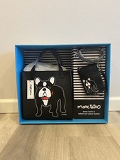 Marc Tetro Gift Set - Boston Terrier Mini Tote, Wristlet Coin Purse, Dog Leash