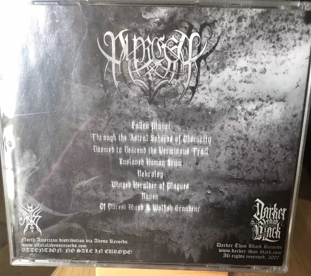 Purest CD Renascence Fallen Planet 2007 Doomed To Descend The Verminous  Trail