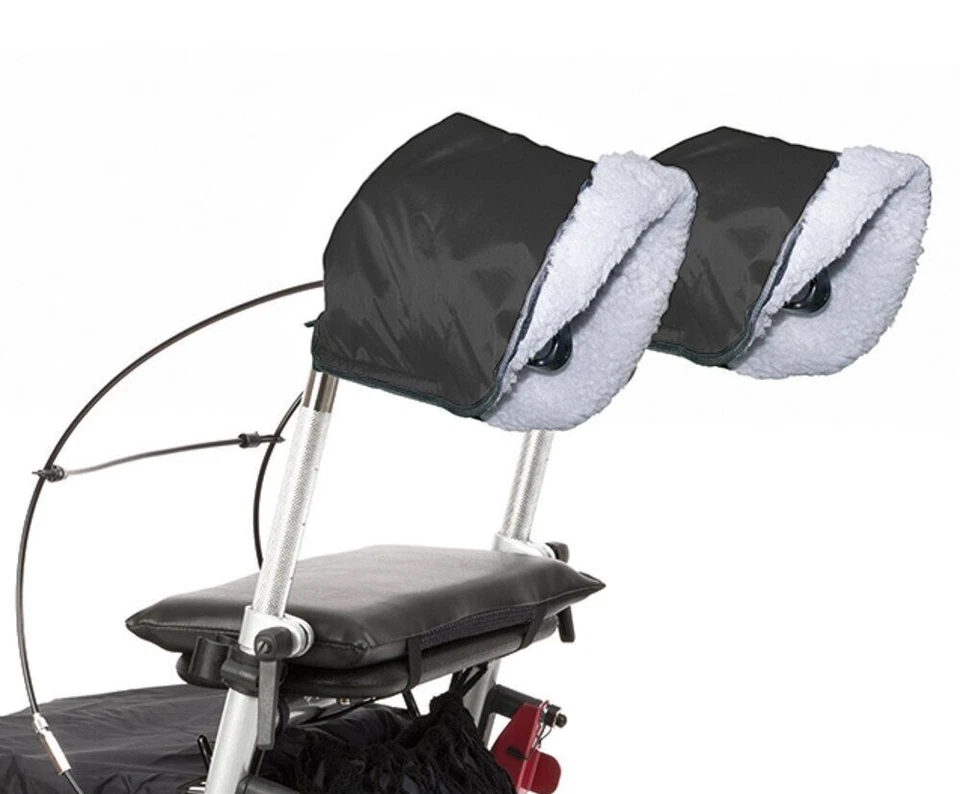 Russka Handschuhe für Rollator Rollstuhl Handwärmer Handschutz Handmuff Gehhilfe