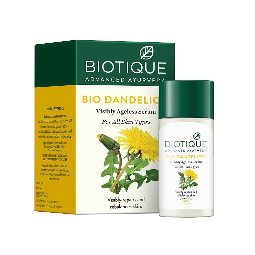Biotique Bio Dandelion Ageless Lightening Serum 40ml
