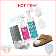2025 Water free Shoe Cleaner Kit for Sneakers, 7Oz Shoe Cleaning Kit with Brushe