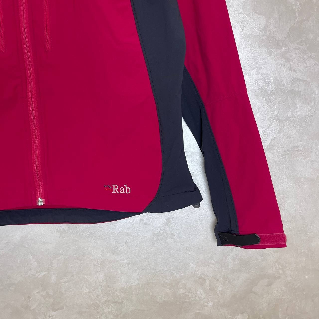 Rab Sawtooth Polyamide Softshell Jacket Pink Navy… - image 2