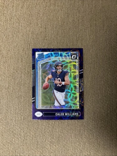 2024 Donruss Optic - Rated Rookie Caleb Williams #201 Purple Scope Prizm (RC)