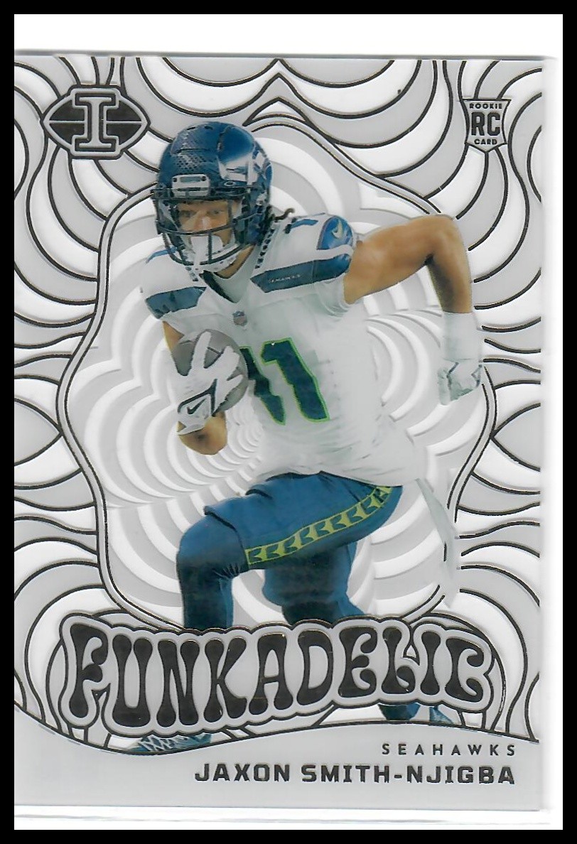 2023 Panini Illusions #16 Jaxon Smith-Njigba Funkadelic Mosaic Seahawks RC