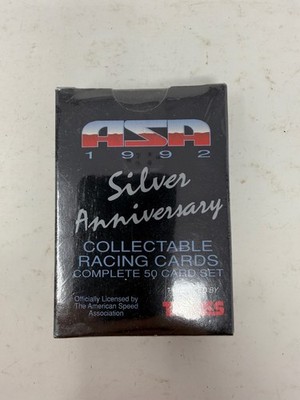 American Speed Association ASA 1992 Silver Anniversary Trading Card Set 50 