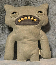 RARE Retired Spin Master Wide-Eyed Weirdo Fuggler In Gray 9" With Teeth