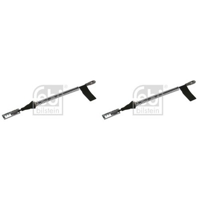 2x FEBI BILSTEIN Handbremsseil Seilzug Feststellbremse für Opel Corsa C F08