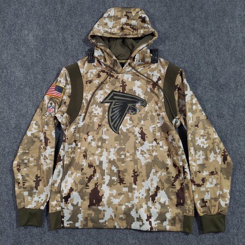 Falcons Salute To Service Hoodie Men's Nike Forest Green Atlanta