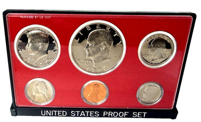 1977 S US Proof Set 6-Coin Set | Original Mint Lens Only | No Box| As Pictured