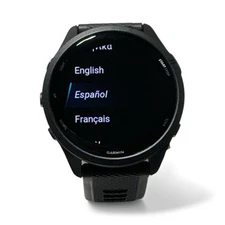 Garmin Forerunner 265 GPS Watch - Black / powder Gray