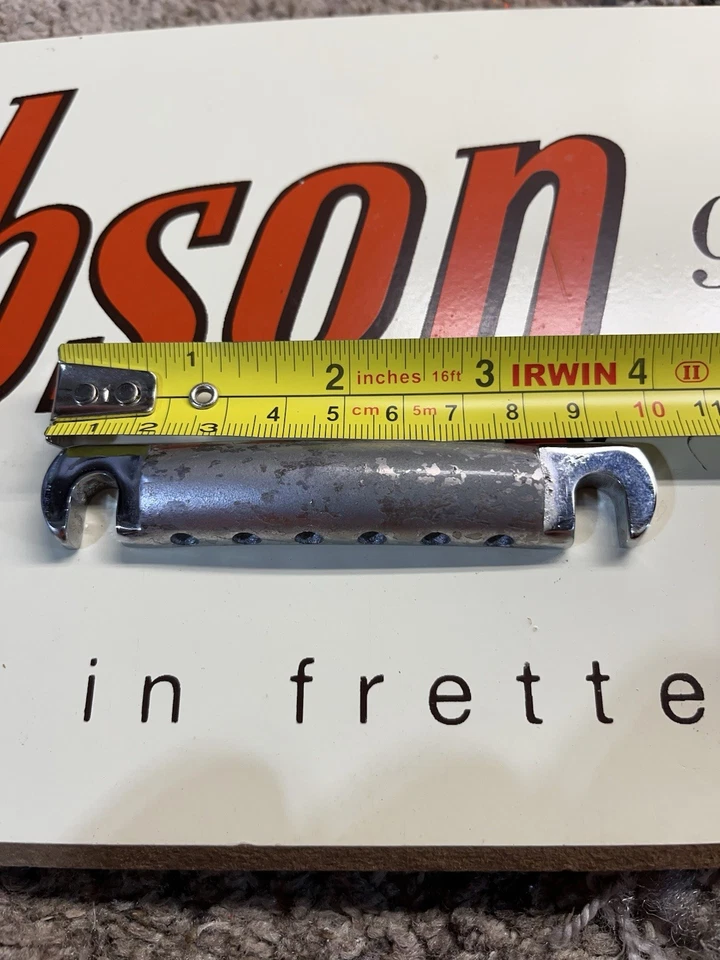 Cordal de tope de níquel G2U vintage Gibson de finales de los años 50 Foto 4 de 4