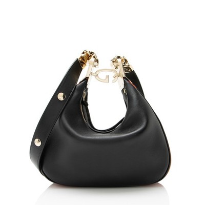 Gucci Leather Web Attache Small Shoulder Bag
