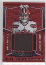 2018 Certified New Generation Jerseys Mirror Red /299 Baker Mayfield #6 2d0