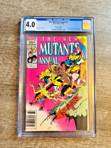 New Mutants Annual #2 (1986) Key 1st app Psylocke Already CGC graded $5 shipping