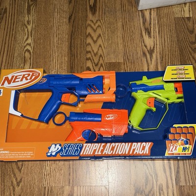 Nerf N Series Triple Action Pack   Toy Gun for Kids 8+ with Accuracy, Speed -NEW