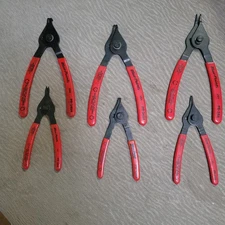 Blue Point 6 piece snap ring pliers set PR12A, PR32A, 2x PR349A, PR34A, PR129A, 