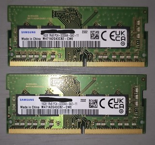 DDR4 32GB SODIMM 3200 Mhz SAMSUNG laptop memory RAM