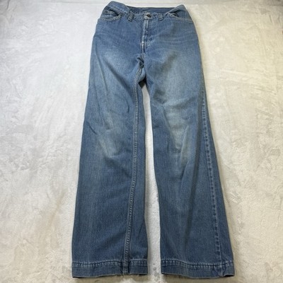 Vintage Levi's Orange Tab 70s Flare Jeans Scovill Gripper Zip USA