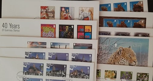 z(GGY-260) GUERNSEY 2009 FDC set of (10) First Day Covers (ALL pictured)