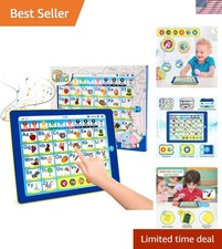 Interactive 6-in-1 Toddler Learning Tablet: Fun ABCs, Colors  More 