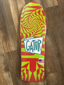Skateboard Vision Gator II Mini Cruiser COMPLET - 8x28,75 Pouces - Noir/Vert