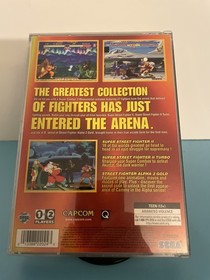 Street Fighter Collection (Sega Saturn, 1997) CIB Tested