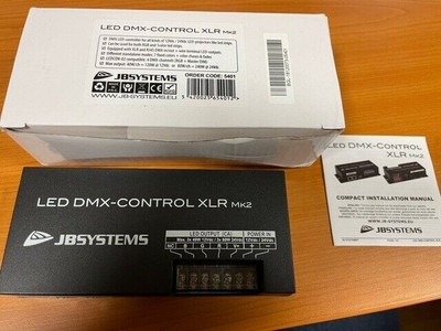 JB Systems DMX RGB LED DMX CONTROL XLR Mk2 max. 3x40W at 12V 3x80W at 24V