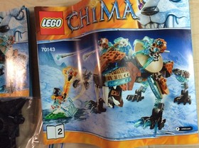 EUC LEGO Chima Sir Fangar's Saber Tooth Walker #70143 100% complete new stickers