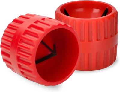 2 Pack Inner-Outer Reamer Pipe Tubing Chamfer Tool Copper Reamer for PVC, PPR,