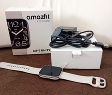 AMAZFIT BIP 5 UNITY SMART WATCH - Pre-Owned - FREE SHIPPING - GREY