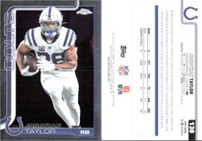Jonathan Taylor 2025 Topps Chrome Indianapolis Colts