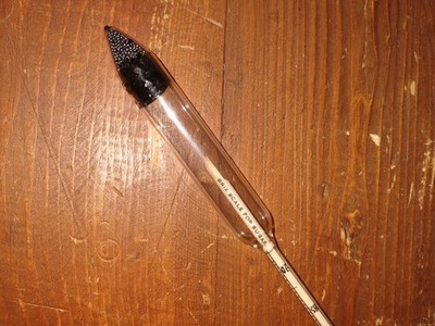 E Griebel Hydrometer Sugar Specific Gravity Tester Vintage Glass 11'' Brix Scale