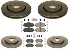 High Heat Carbon Performance Brake Rotors & Pads Fits Town & Country 2008-2011
