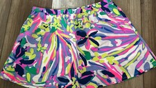 Lilly Pulitzer Girls XL Liner SKORT Size 12-14 Bright Fun Colors
