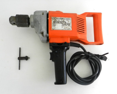 Chicago Electric Power Tools Reversible Electric 1/2  Drill Works -Made in Japan