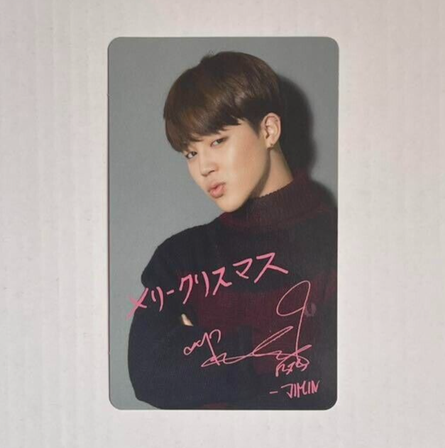 BTS I NEED U トレカ ジミン BTS I NEED U X'MAS JIMIN Photocard Japan Limited Edition Christmas