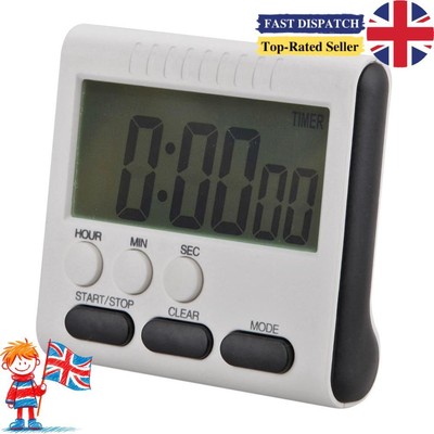Tragbarer Digitaler Küchentimer Multifunktion Küchentimer für Kinder und Senioren