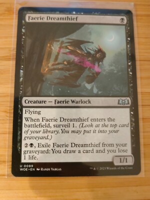 MTG Faerie Dreamthief 0089 Wilds of Eldraine M/NM Free UK P&P