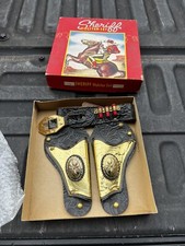 1950's vintage Holster Set western cowboy Arrow co. orig box. 10 holsters