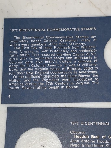 American Bicentennial US Mint George Washington Commemorative Coin Bronze Medal - Picture 6 of 6