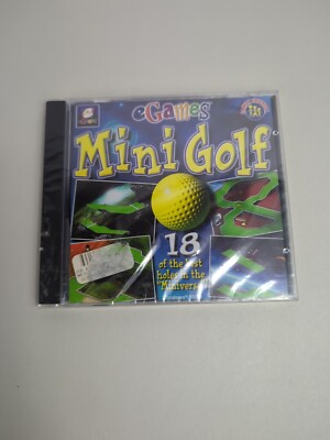 eGames Mini Golf Win 95/98 PC CDROM Miniature Golf Video Game 18