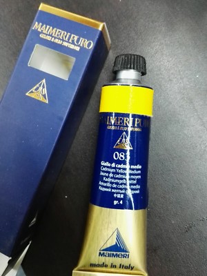 MAIMERI REINE ÖLFARBE TOP 40ml FÜR KÜNSTLER MITTEL CADMIUMGELB