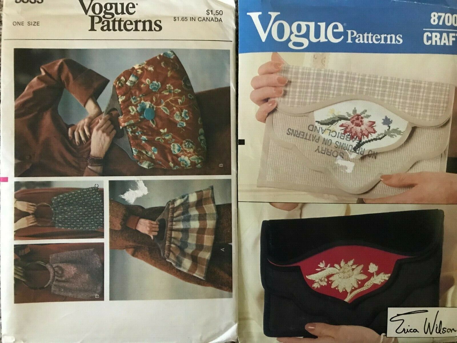Vogue 7701 Handbag Purse Pattern 6 Styles UNCUT | eBay