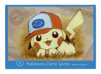 Pikachu in Ash's Hat (Unova Region) Individual Card Sleeve Pokemon Center Japan